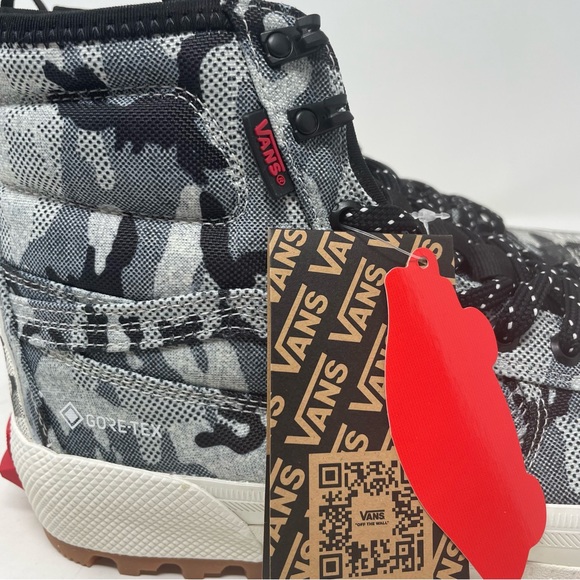 New Vans SK8-HI Gore-tex Mte-3 'Gray Black White' VN0A5I11COI Mens Sz 9 - Picture 3 of 11